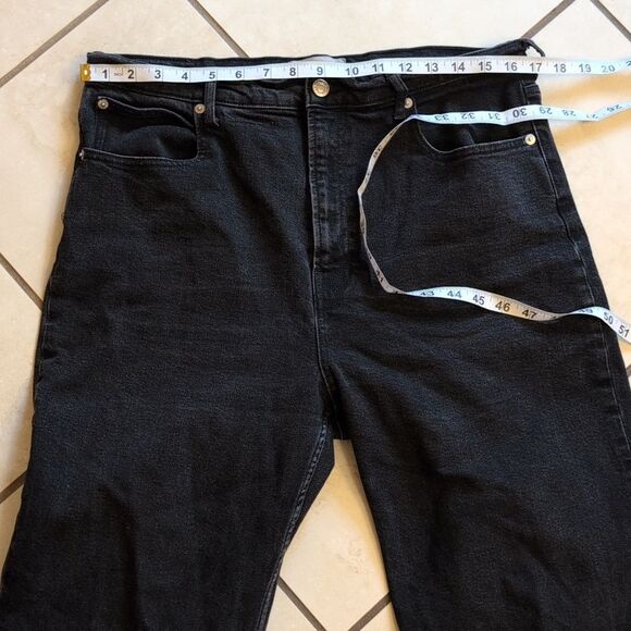 Everlane The way High Jean Organic Cotton Black Size 32 Crop - Picture 8 of 9